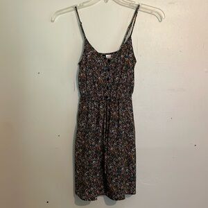 H&M Floral Flowy Dress with Adjustable Straps, size 2
